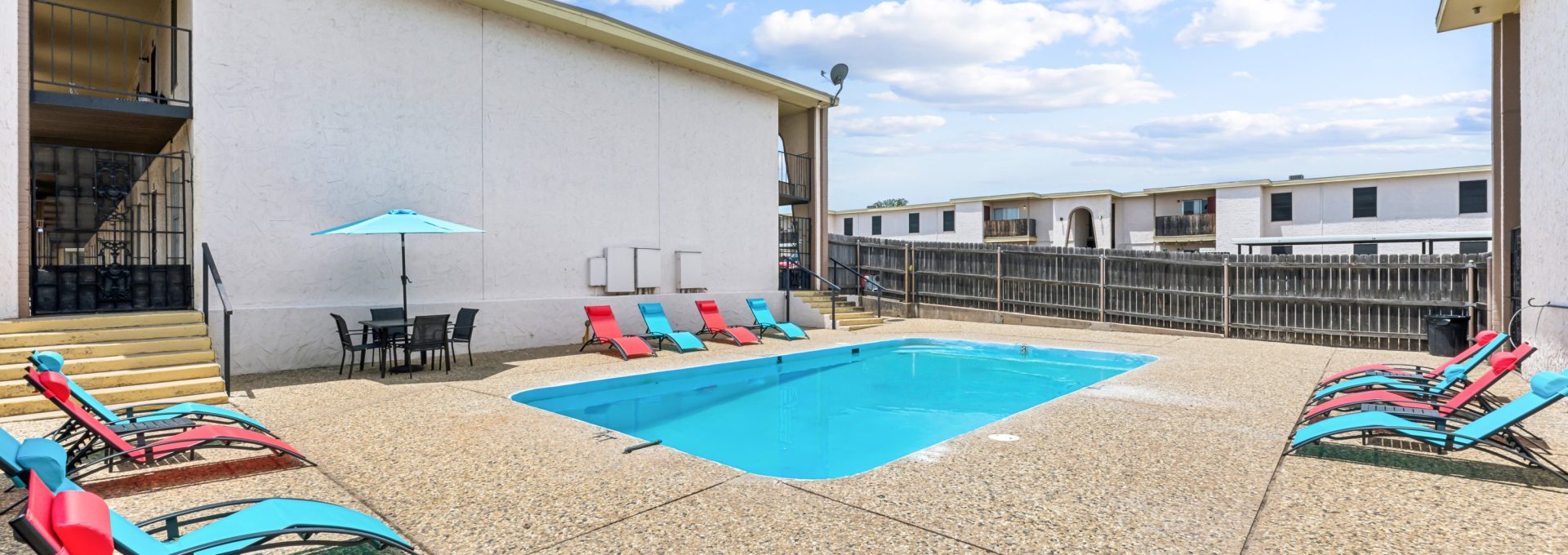 pool at The Alamo Village Apartments