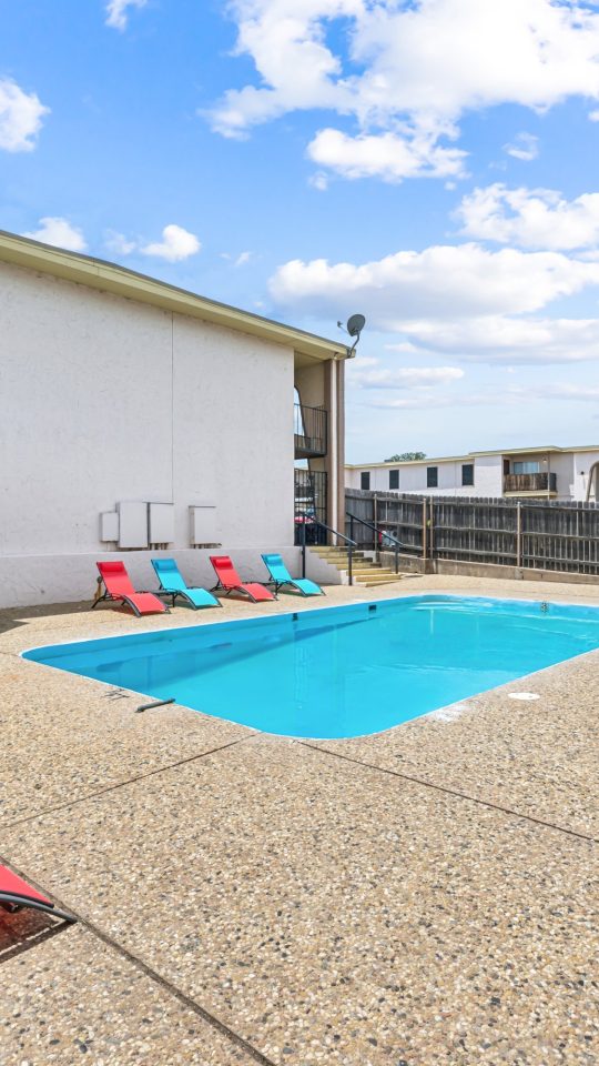 pool at The Alamo Village Apartments